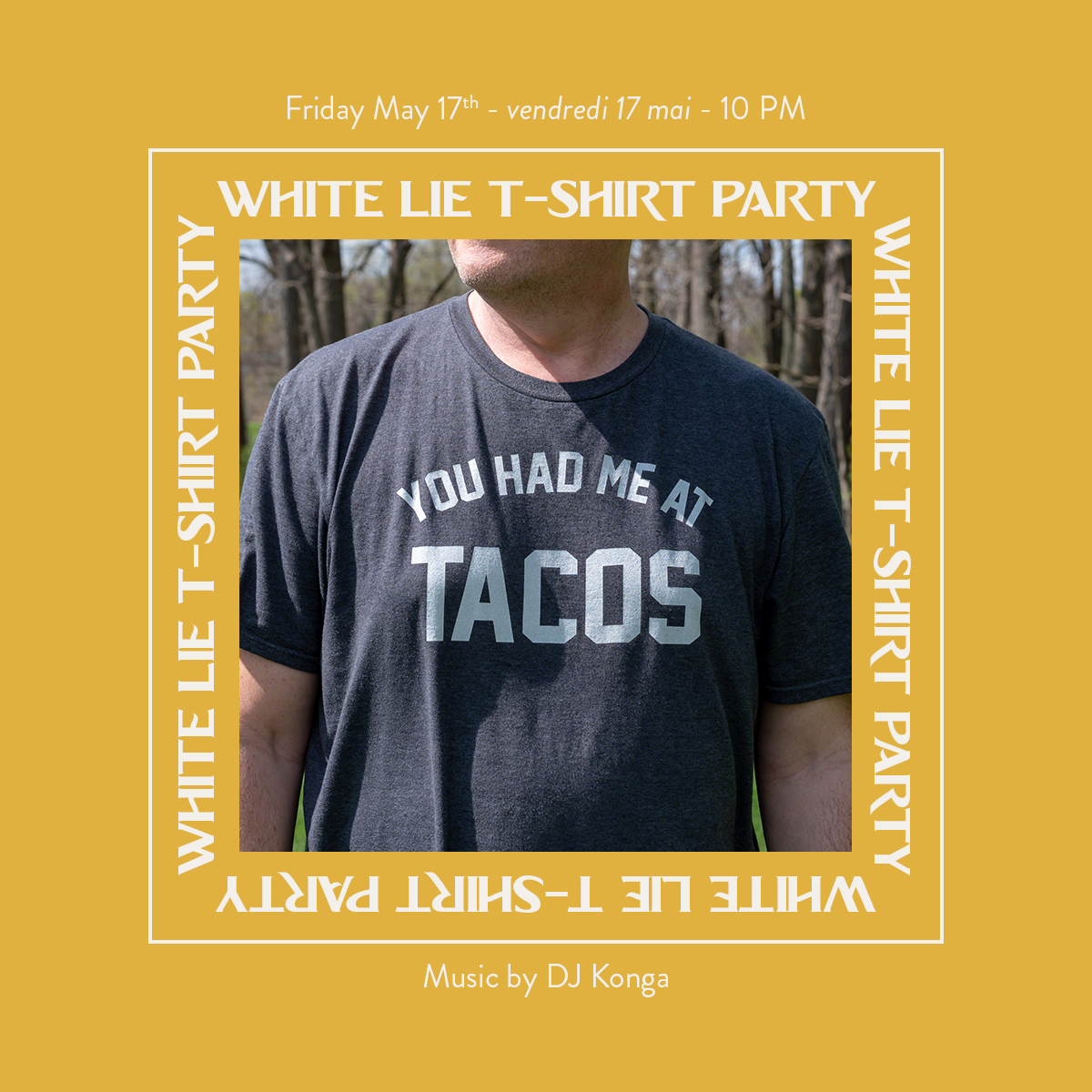White Lie T-shirt Party